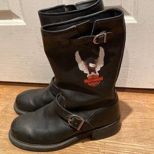 Men’s Harley-Davidson harness boots size 10